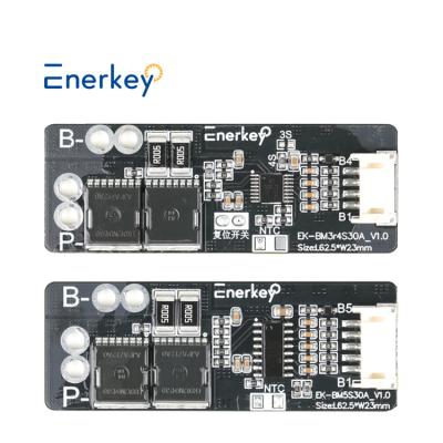 China Enerkey 3S 4S 5S 30A PCM BMS Li-ion Lithium Battery 18650 Charger BMS For Drill Motor for sale