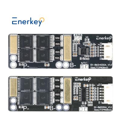 China Enerkey 3s 4s 5s 50A BMS Para 14,4V 14,8V Bateria de iões de lítio/lítio/lítio-polímero 12V 12,8V à venda