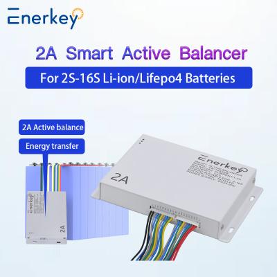 China Enerkey 2a Lifepo4 Balancer 2s-16s Lifepo4/Li-ion Battery Energy Transfer Equalization for sale