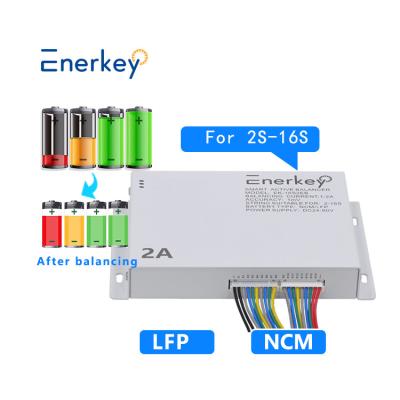 China Enerkey 2a Active Smart Balancer With Bluetooth For Lifepo4/Li-ion Battery Cell Balancing for sale