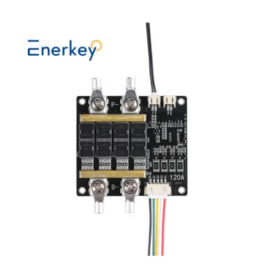 China Enerkey 4S 12.8v 14.6v LiFePO4 Li-ion Lto SIB 120A BMS Balance de la batería 12v 3.2v Para el sistema de almacenamiento de energía para el hogar en venta