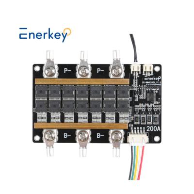 Chine Enerkey 4S LifePo4 BMS 200A 3.2V Protection Board 12.8V Paquet de batterie pour l' onduleur de démarrage automatique à vendre