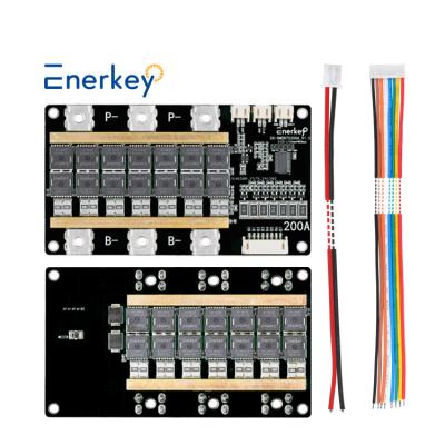 China Enerkey 5s 6s 7s 200A High Power BMS PCBA for 24V 25.2V Li-ion/Lifepo4/Lto/SIB Battery Pack for sale