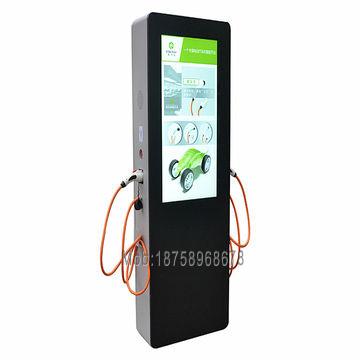 China Pile Charging Pile Outdoor Digital LED Charging Pile Outdoor Advertising Machine for sale