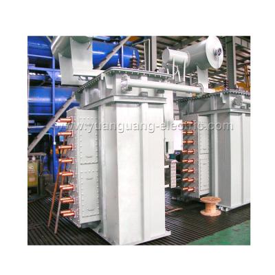 China Power 11/0.433kv 35kV 110kV dyn11 steelmaking electric arc furnace transformer 12MVA for sale