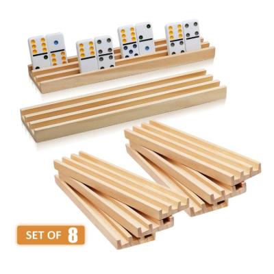 China Home\office\hotel\restaurant\car hot sale stable 8 exqline wooden racks cheap sets of trays domino sets for sale