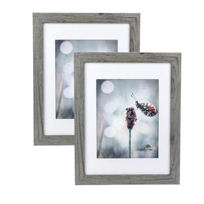 China Wholesale Seeker Glass Tree Decoration High Definition Wooden Gray Picture Frame Photo for sale