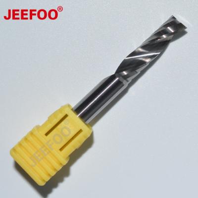 China 6*22 Bit Cut For One Groove Spiral Bit Acrylic And Aluminum AAA Series for sale