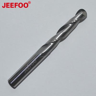 China Cutting 6*32 Guangzhou Solid Carbide Two Flute Ball Nose Spiral Bits For CNC Machine for sale