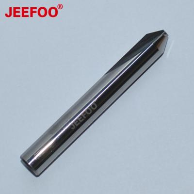 China Cutting 8*30H*0.3*30Degree*60L Tungsten Carbide 2 Flutes Tapered Flat End Mill / Tapered Flat End Mills for sale