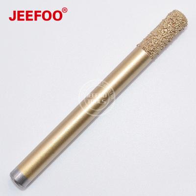 China A20 Jeefoo Cutting Sintered 3d Diamond End Mill Abrasive Tool Router Bit Carpentry Tools On Stone Marble Tile for sale