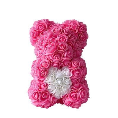 China Wholesale high quality handcrafted mini 25 cm small Rose Teddy Bear gift for birthday present for sale