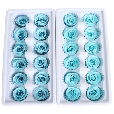 China Designs 3-4cm Mini Roses Dried Eternal Roses Lasting 3-5 Years For DIY Bouquet for sale