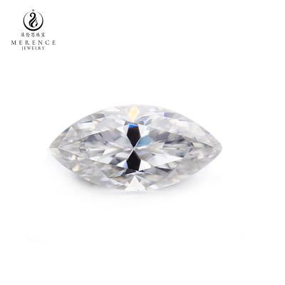 China Jewelry Making Merence Jewelry Wholesale 2ct D Color Lab Grown Vvs Marquise Cut White Moissanite 6*12mm Diamond for sale