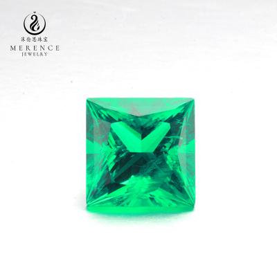 China Jewelry Making Merence Jewelry Price Per Carat Synthetic Flow Oval Around Brilliant Cut Lab Created Emerald Ruby Sapphire Stone Gemstone Developed for sale