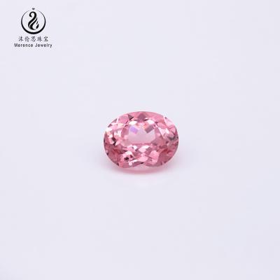 China Jewelry Making Merence Jewelry Synthetic Stone Price Oval Shape Pink Sapphire Gemstone Loose Stone Lab Created Gems Grown Sapphire for sale