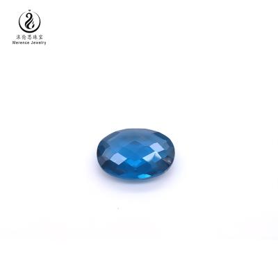 China Jewelry Making 119# Double Turtle Shape Sapphire Gemstone Blue Blue Green Spinel Loose Stone for sale