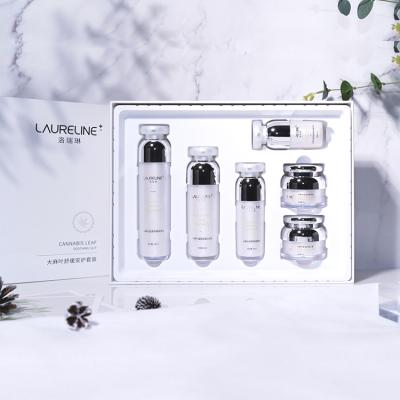 China Luxury Private Label Face Whitening Cream Moisturizing Facial Serum Skin Care Set for sale