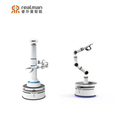 China Wifi Realman Smart Single-arm Service Robot Hi Robot For Elderly Battery Smart Humanoid Automatic Service Robot for sale