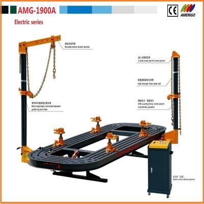 China Amerigo AMG-1900A Car Body Straighting Bench Machine / Frame Machine Chassis Liner / Frame Body Puller for sale