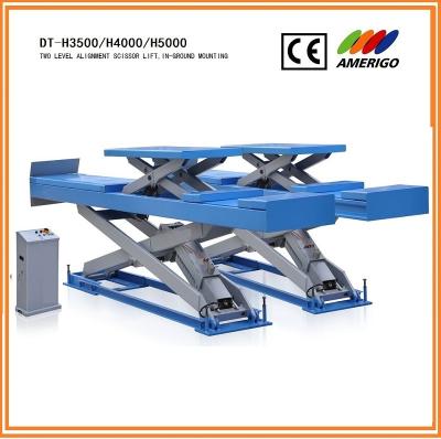 China Car Repair Center Amerigo 5 Ton Hydraulic Alignment Scissor Auto Lift for sale