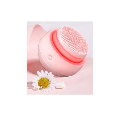 China Customized DEEP CLEANING Cosmetics Silicon Facial Sonic Skin Cleasing Brush for sale