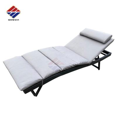 China Modern quality rattan sun sofa with synthetic wicker for outdoor furniture hotel restaurant beach pool for sale