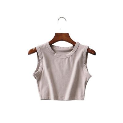 China European and American Women's Vest Stretch Chest Bag Fitness Sports Breathable Wide Brimmed Summer Cycling Top for sale