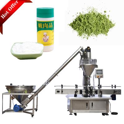 China Factory Direct Food Spices Powder In Bottles Machine Auger Powder Filling Machine for sale