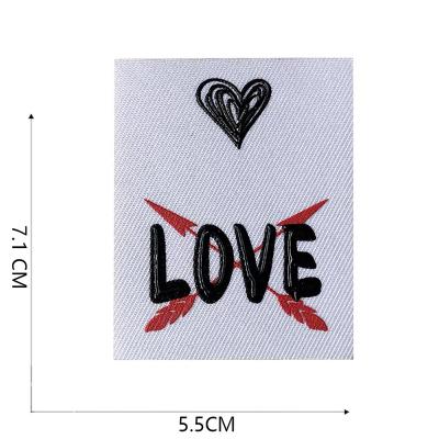 China Wholesale Cloth Washable Personalized Care Hot Sale Custom Brand Logo Brand Garment Clothes Woven With Your Label for sale