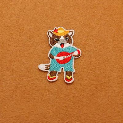 中国 China Factory 3D Applique Chenille Patches Iron On Heat Press Embroidery Patch With High Quality 販売のため