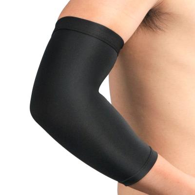 China Pure Color Logo Printed Arm Sleeve Custom Made Brethable Compression Elbow Breathable Thin Nylon Seamless Support Shorts for sale