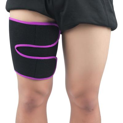 China Waterproof Neoprene Thigh Adjustable Professional Running Wrap Brace Adjustable Leg Guard Elasticity Waist Compression Thigh Support Sports Protector for sale