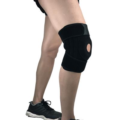 China Best Wholesale Sports Knee Brace Knee Pads Compression Adjustable Sleeve For Men Women Knee Support With Springs for sale