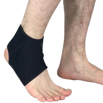 China Durable Adjustable Elastic Fitness Foot Compression Foot Sleeve Neoprene Ankle Brace Pain Relief Ankle Support Sleeve Sports Safety Ankle Pressure Sports for sale