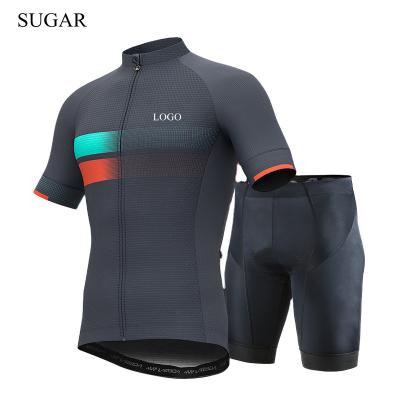 China SUGAR Customization Low Moq Mens Bike Cycling Clothing Shorts Bib Breathable Tank Top Cycling Set for sale