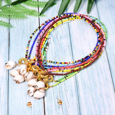 China 40CM FASHIONABLE Boho Puka Shell Choker Fashion Trendy Handmade Collier Femme Bohemian Pendant Necklace for Women for sale