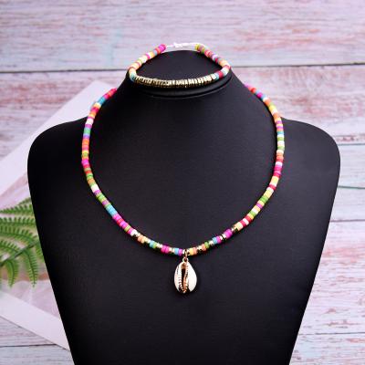 China Shell Choker Charm Bracelets natural colorful TRENDY for women fashion Bohemian chic Bohemian set of friendship jewelry for sale