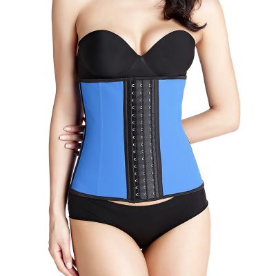 China 9 Viable Steel Bone Latex Waist Trainer Shapewear Slimming Belt Waist Cincher Body Shaper Belt Workout Tummy Control Corset For Women for sale