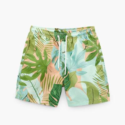 China Viable Wholesale Custom Print Mens Quick Drying Swimming Trunks for sale