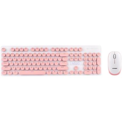 China XINMENG N520 waterproof wireless keyboard and mouse set floating punk retro mechanical touch desktop wireless keyboard and mouse for sale