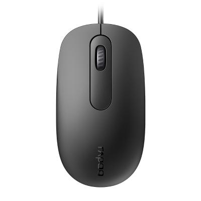 China 3D Rapoo N200 Wired Mouse Computer Laptop USB Mice Home Business Office Wired Mouse for sale