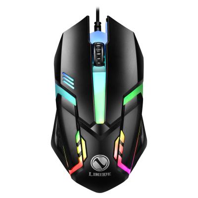 China 3D LIMEIDE S1 Wired USB Mouse Light Desktop Gaming Laptop Mouse Management Computer Mouse for sale