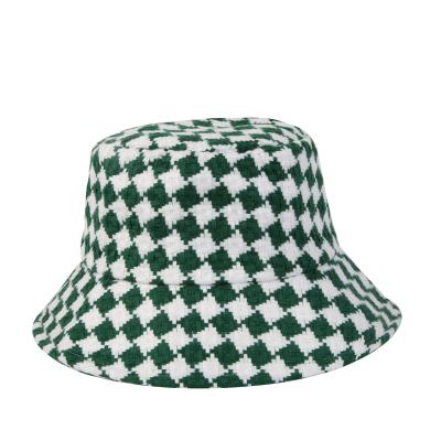 China Custom Fashion Bucket Hat Pattern Wholesale Knitted Hats Fishing Fisherman Custom Logo Mens Bucket Hat for sale