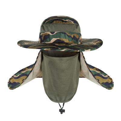 China WOZO 2021 Image New Arrivals Unisex Outdoor UV Protection Fishing Hiking Backpacking Waterproof Cap Bucket Hat for sale