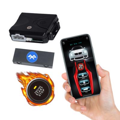 China Replace Car Alarm Wholesale Engine Start Key Smart Entry System Remote Smart Keyless Car Alarm for sale