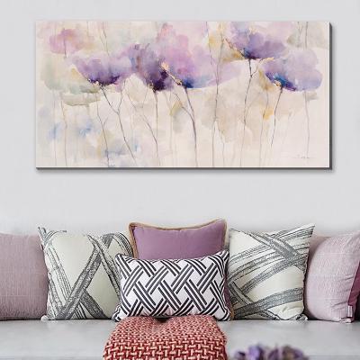 China White Flower Art Picture Abstract Oil Painting Modern Handmade Modern Canvas Painting For Wall Decor for sale