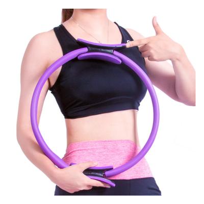 China Durable Wholesale Double Handle Fitness Equipment Vivanstar Circle Yoga Pilates Magic Ring YG6604 for sale