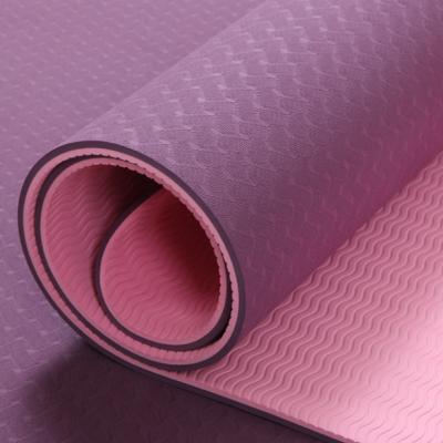 China Durable YG5211 2021 Eco-friendly Colorful Vivanstar Strip Yoga Mat , Body Aligning Yoga Mat for sale