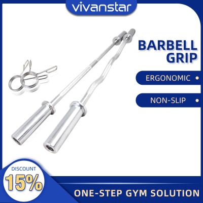 China Vivanstar ST1816 Indoor Rubber Barbell Gym Equipment Wrap Fitness Training Barbell Grips for sale